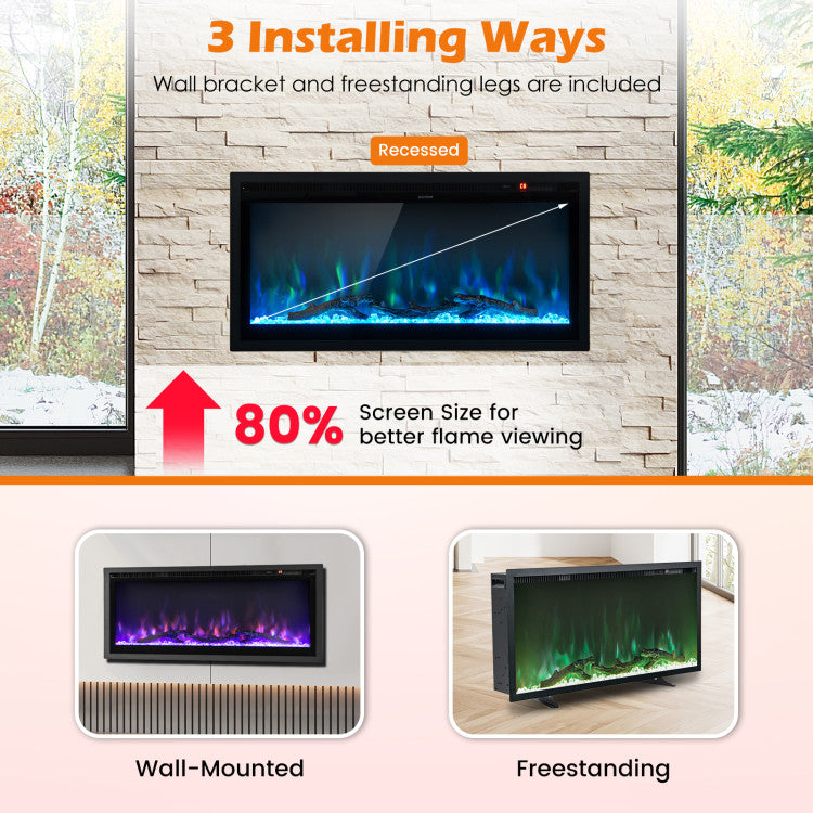 1500W Heating Output for Fireplace
