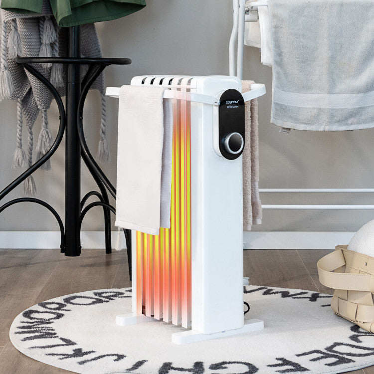 1500W Space Heater with Foldable Rack