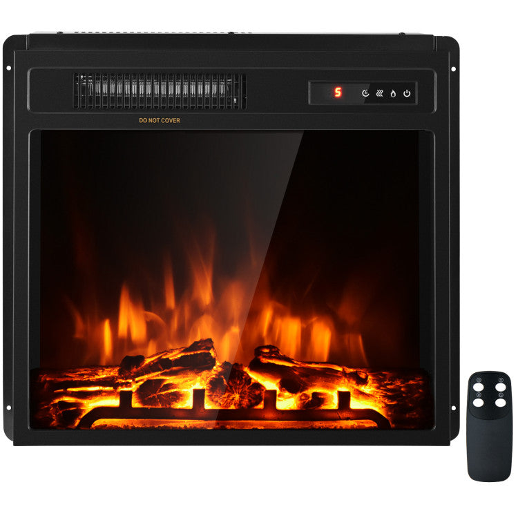 18 Inch Electric Fireplace Insert Front View