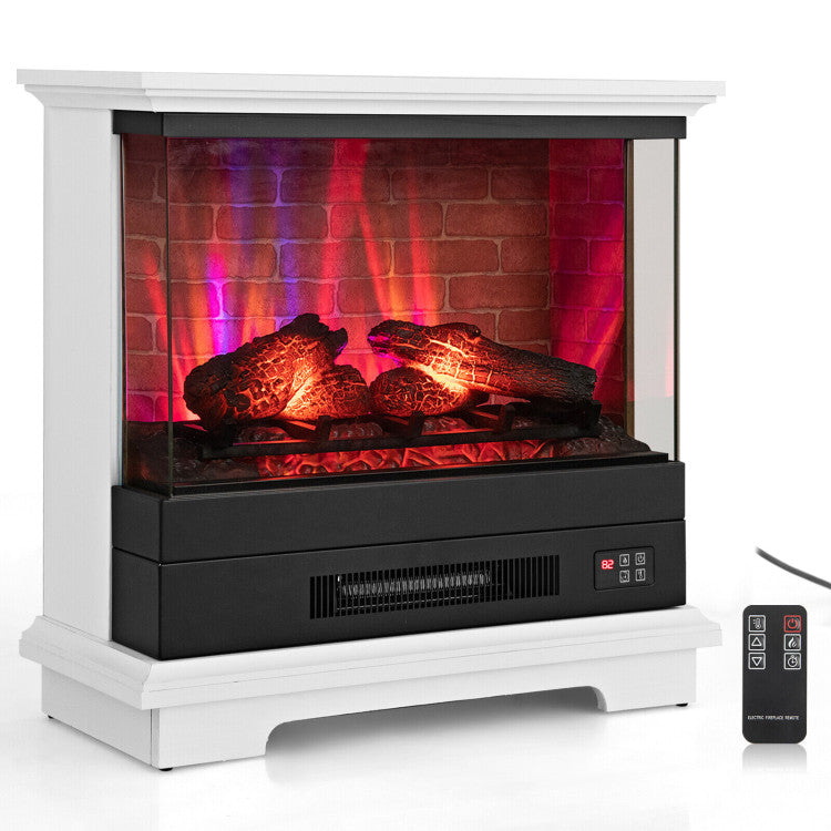 27 Inch Freestanding Electric Fireplace Front View