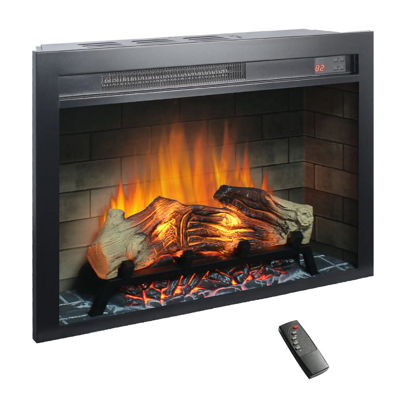 3-sided glass fireplace design