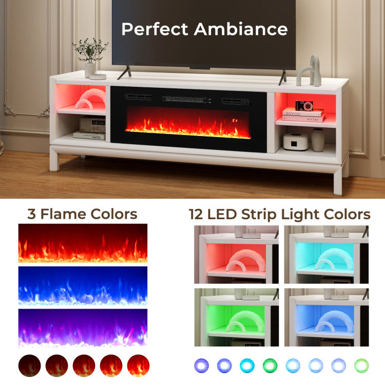 5000 BTU Wall Mounted Fireplace Heater