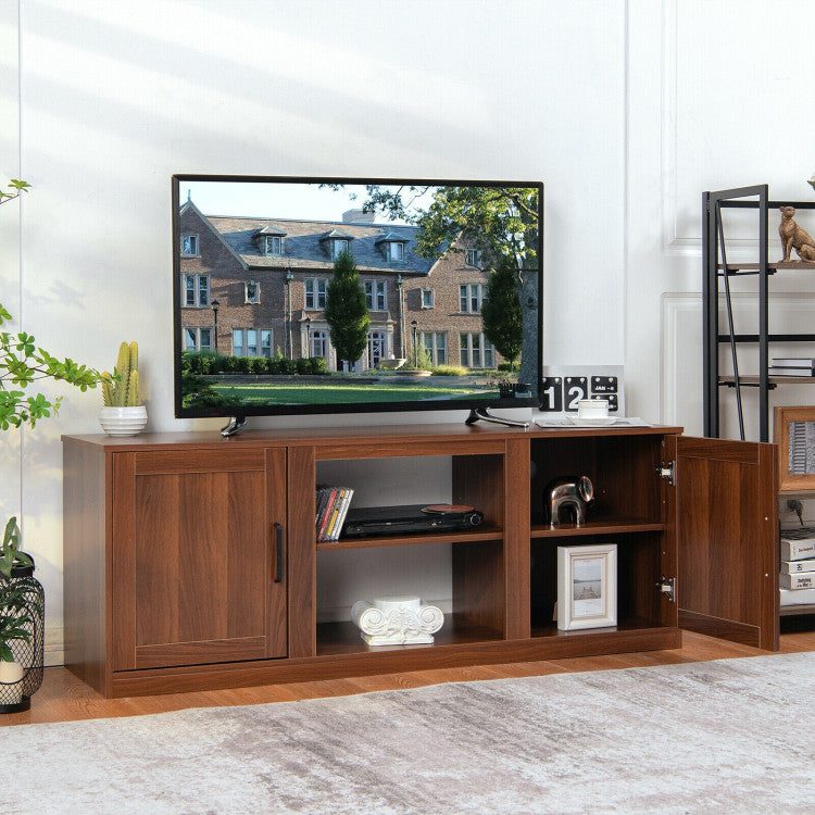 58-inch-fireplace-entertainment-cabinet-front-view