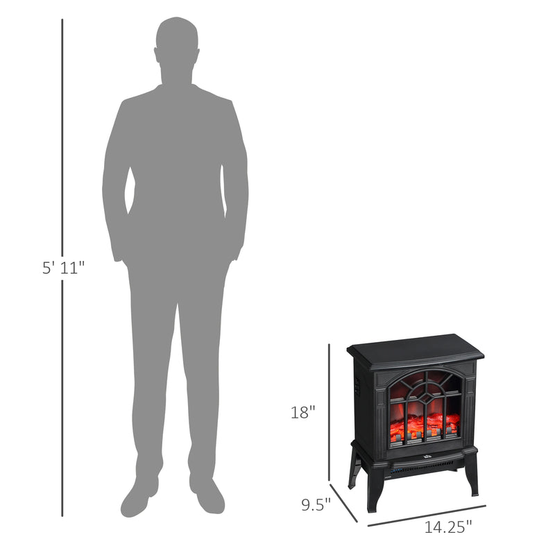 Overheat protection electric fireplace heater with elegant white finish and efficient heat output