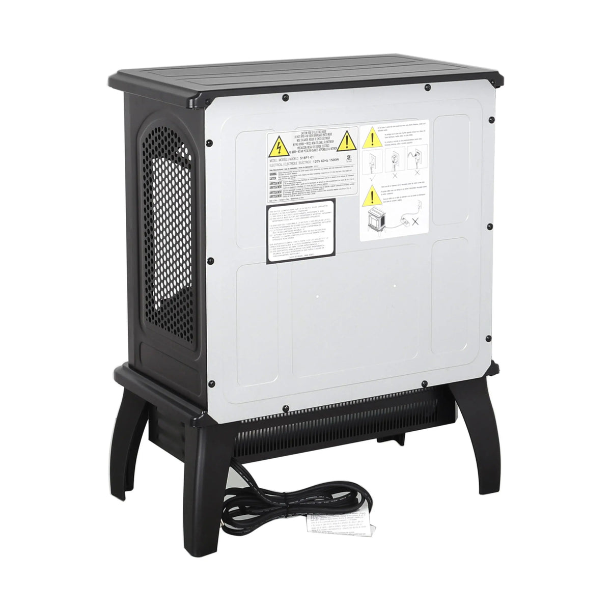 CSA/UL certified electric fireplace heater with safety features