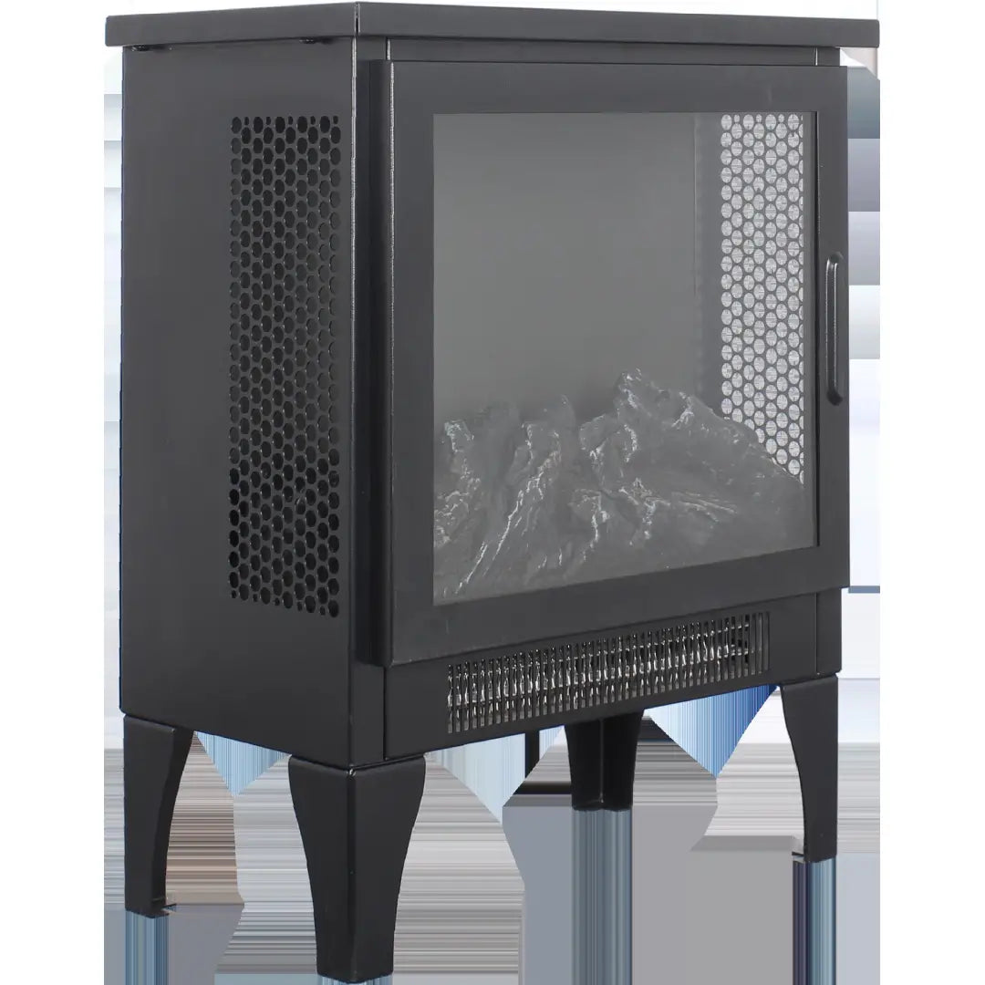 Antique Black Electric Fireplace Heater for Home