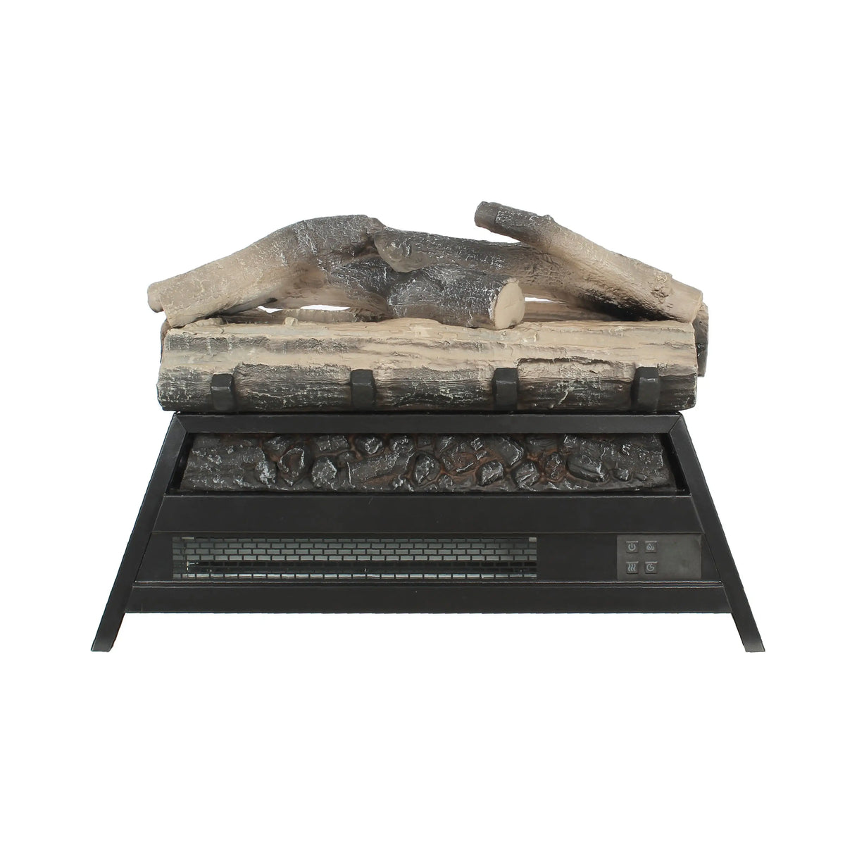 Electric log insert with adjustable flame effects.