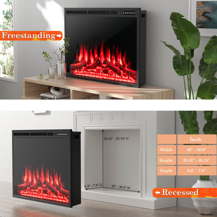 adjustable-heat-settings-electric-fireplace