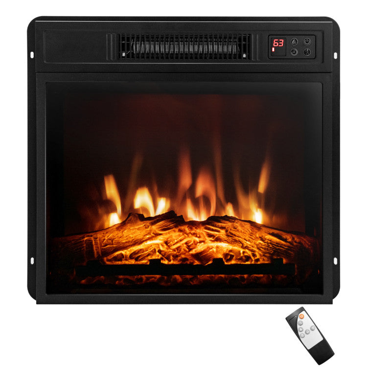 Adjustable LED Flame Electric Fireplace Insert