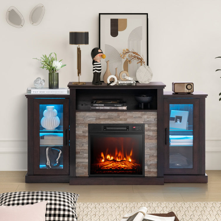 adjustable-shelves-fireplace-tv-unit.