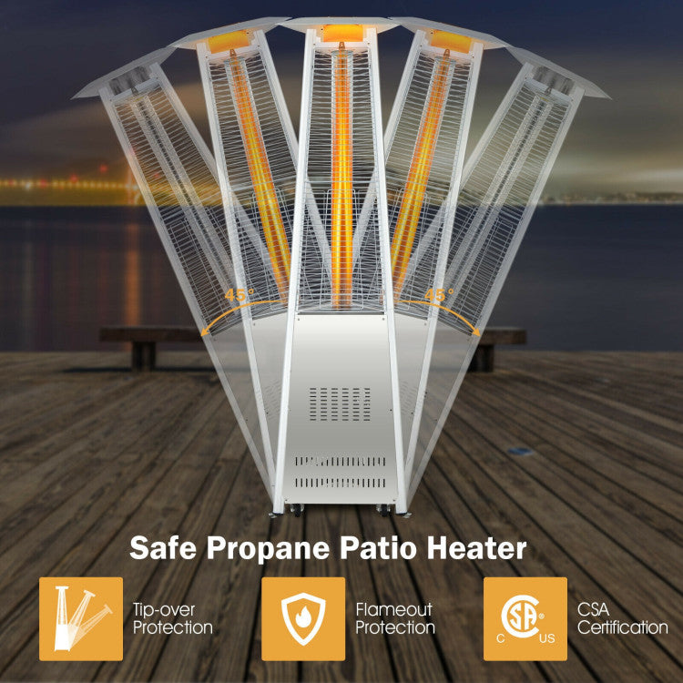 Best outdoor propane heater in pyramid design