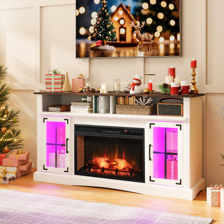 built-in-fireplace-media-cabinet