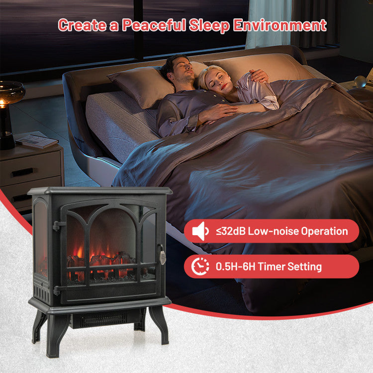  Easy to assemble and move freestanding electric heater