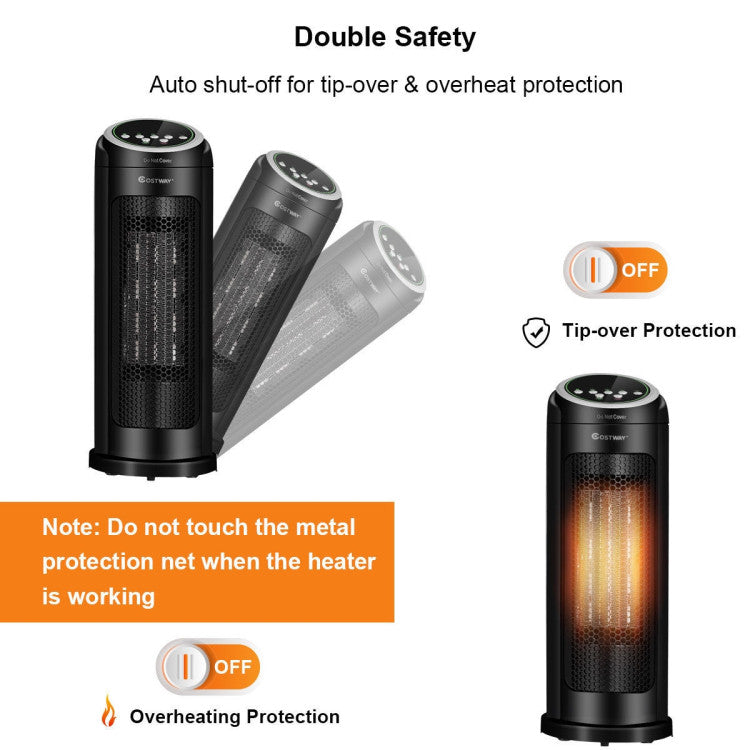 Removable dust filter for easy cleaning on compact heater