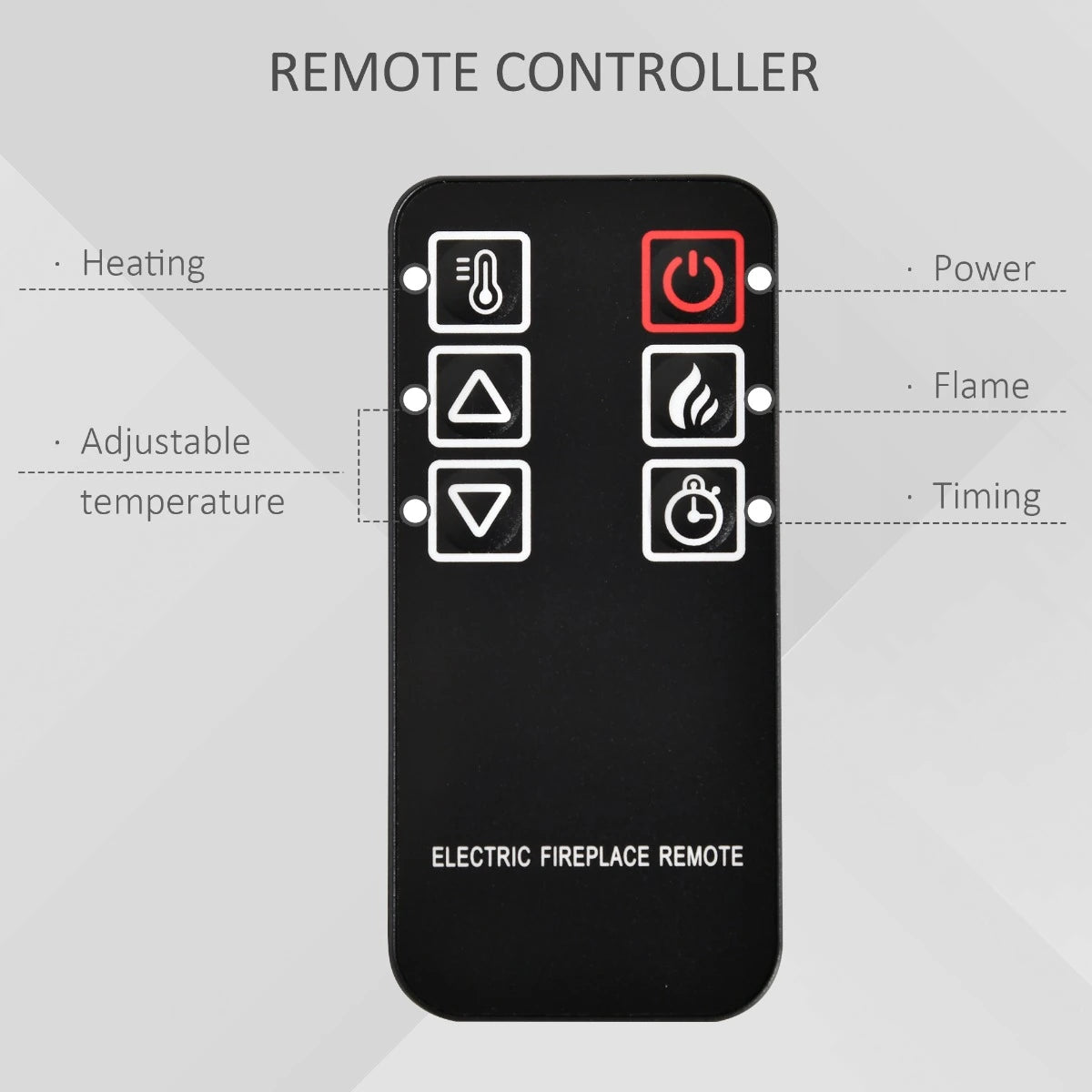 Cozy Home Electric Fireplace Heater for Living Room Ambiance