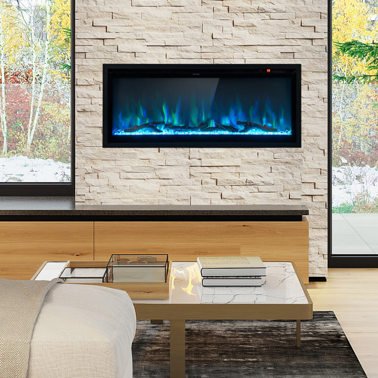 Decorative Logs and Crystals for Realistic Fire Look