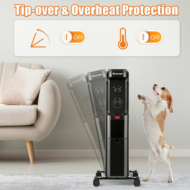 Durable heater with iron body and sturdy construction