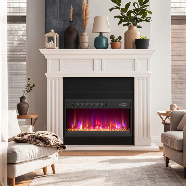 easy installation fireplace insert for home