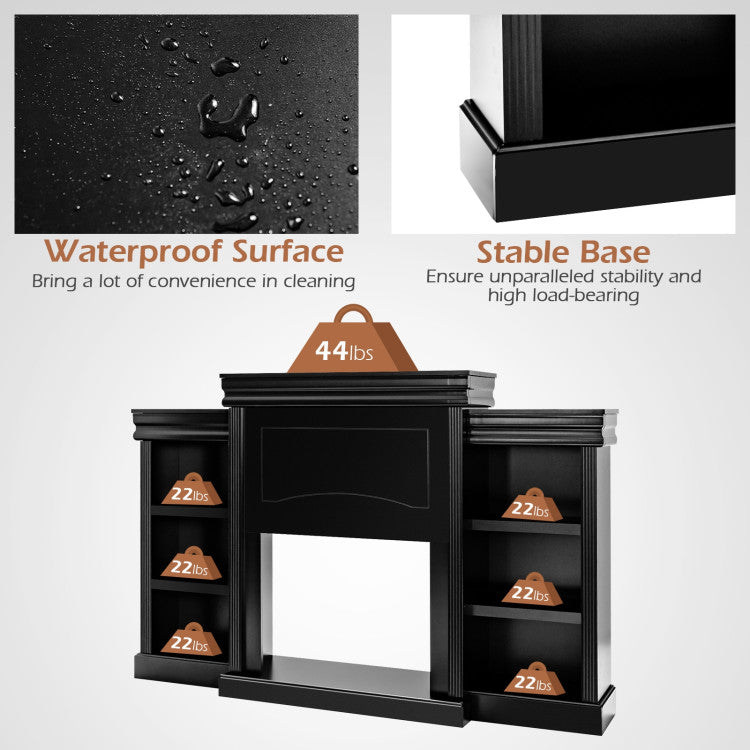 Electric fireplace furniture ideal for bedroom and living room use