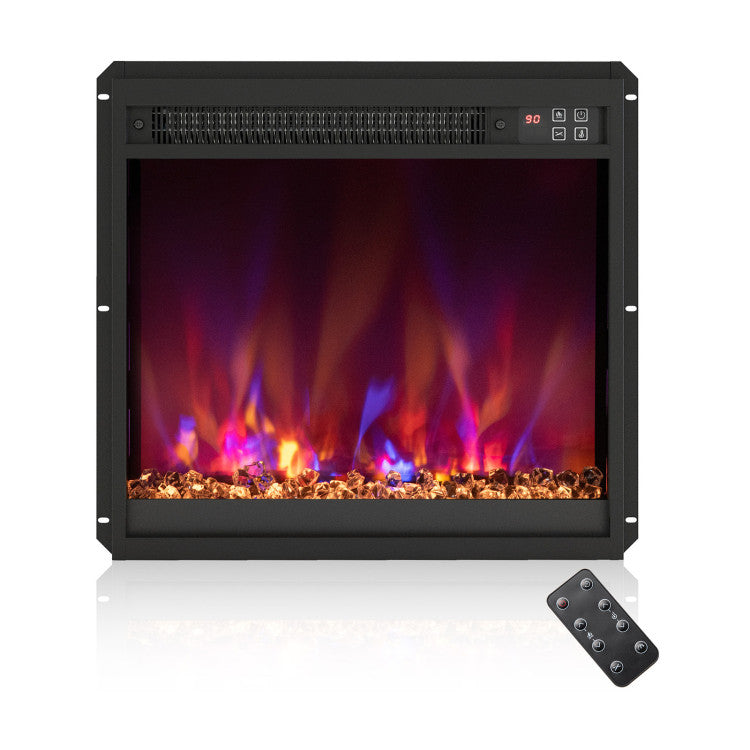 30 inch electric fireplace insert front view