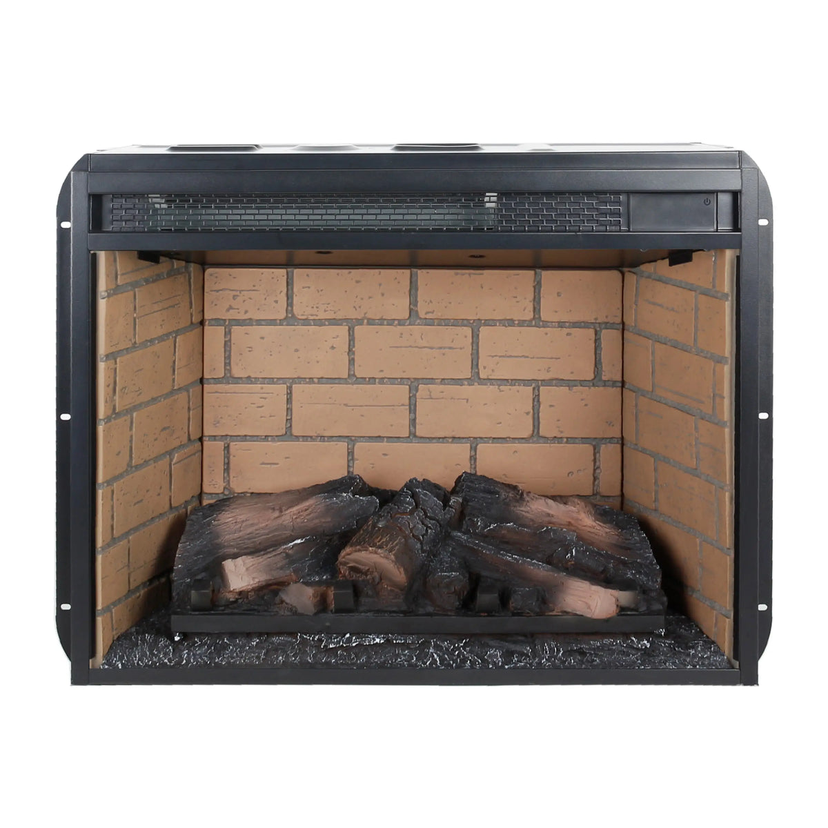 Electric fireplace insert for TV stand or cabinet installation