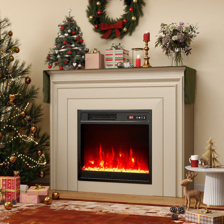 Electric Fireplace Insert with Overheat Protection