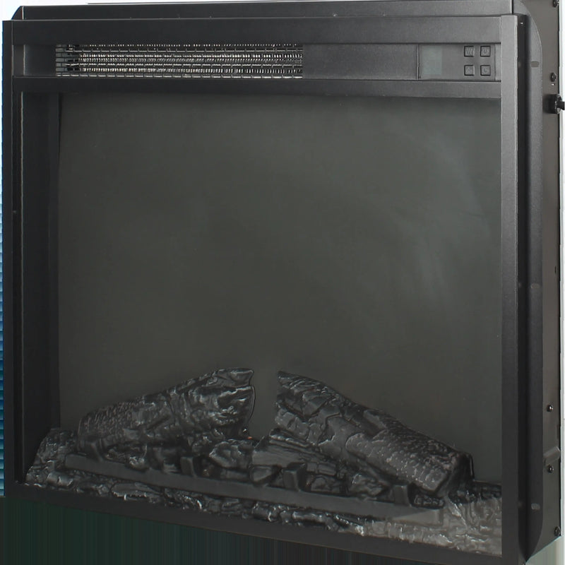 23-Inch Electric Fireplace Insert with Timer & Adjustable Heat