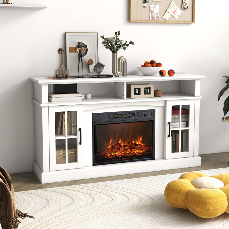 electric-fireplace-media-console-with-flame-effect.