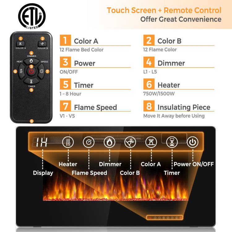 Wall Hanging Electric Fireplace Installation Steps