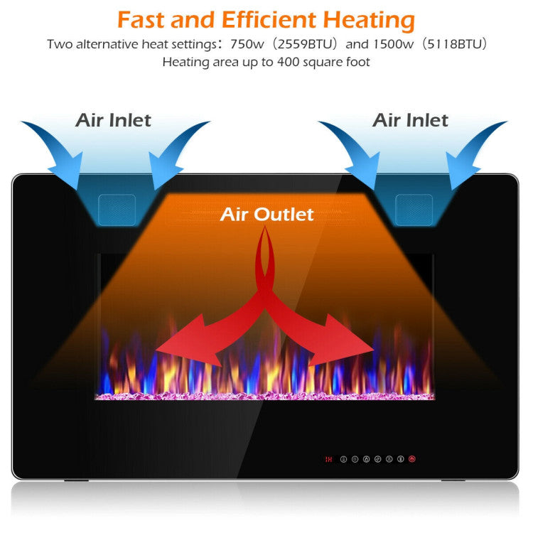 Wall Insert Installation for Flush Mounted Electric Fireplace