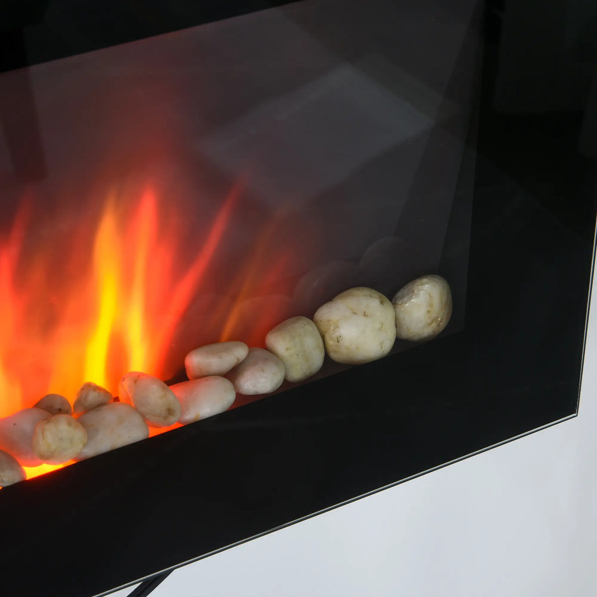 7-color flame electric fireplace for customizable ambience