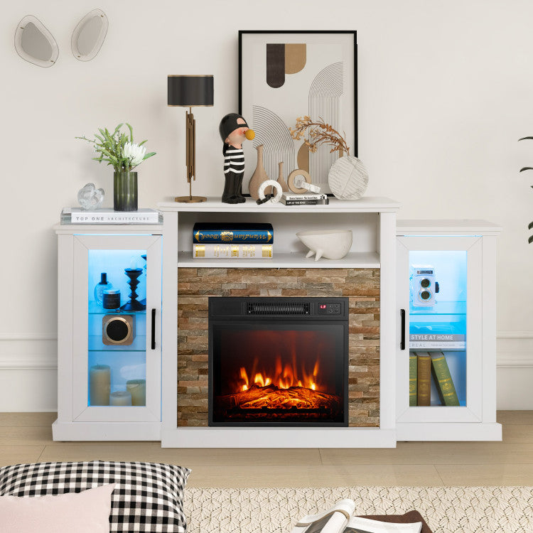 electric-fireplace-with-remote