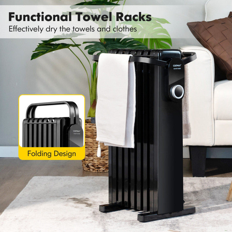 Compact and Quiet Electric Heater for Indoor