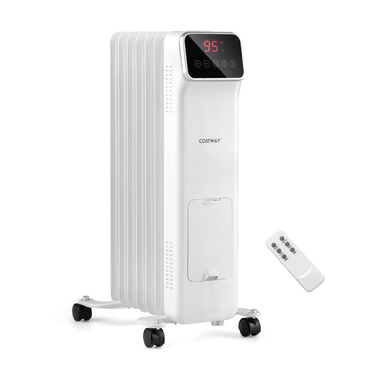 Electric Space Heater with Remote Control for Easy Operation
