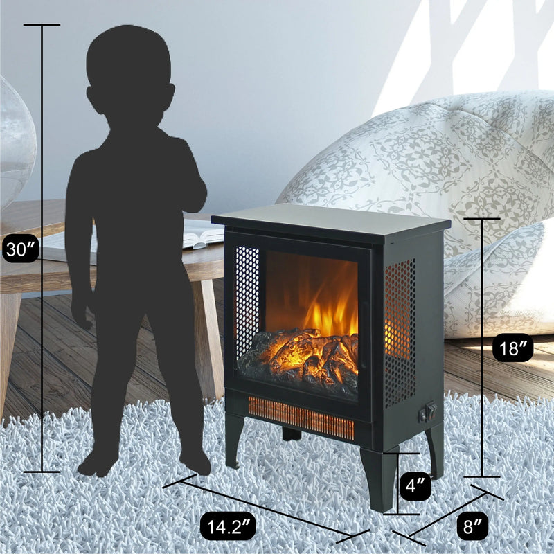 Electric Stove Heater with Adjustable Heat Settings