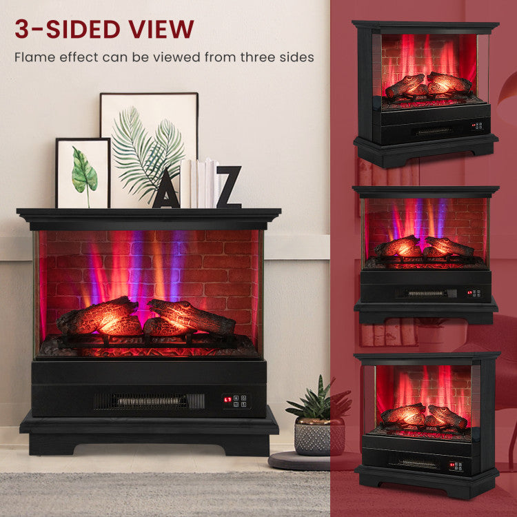  Energy Efficient 27 Inch Electric Fireplace