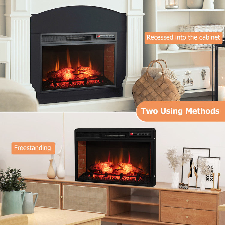 Energy Efficient 26 Inch Electric Fireplace Heater