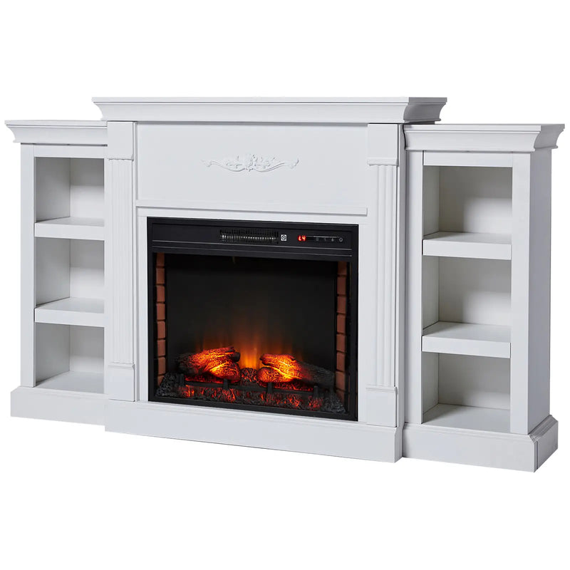 Energy-Efficient Fireplace Insert with Auto Shut-Off & Timer