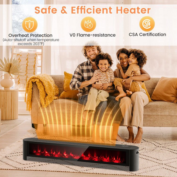 Energy-saving electric heater with IPX4 waterproof rating