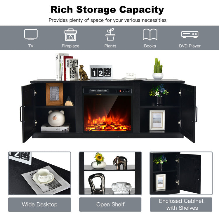entertainment-center-fireplace-and-tv-combo