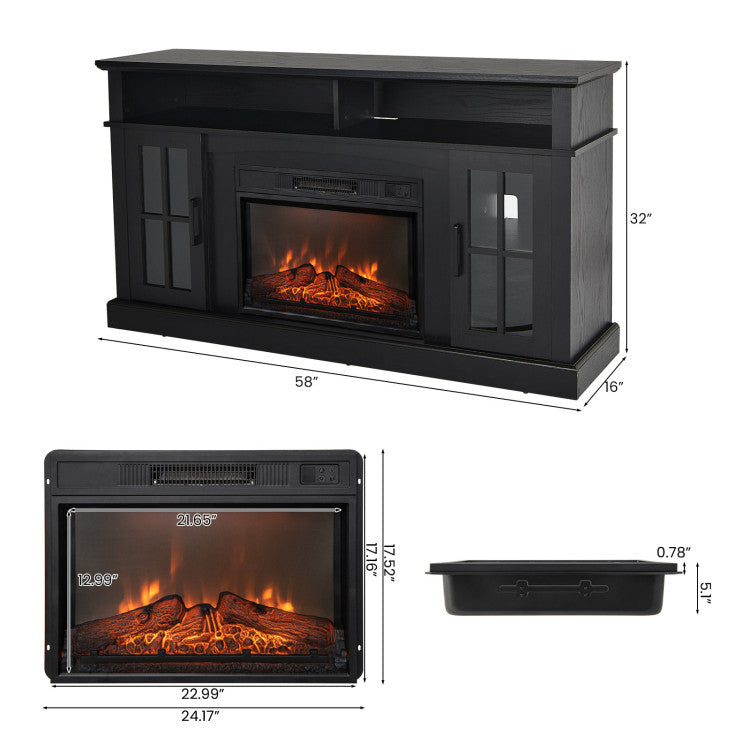 entertainment-center-fireplace-with-safety-features.