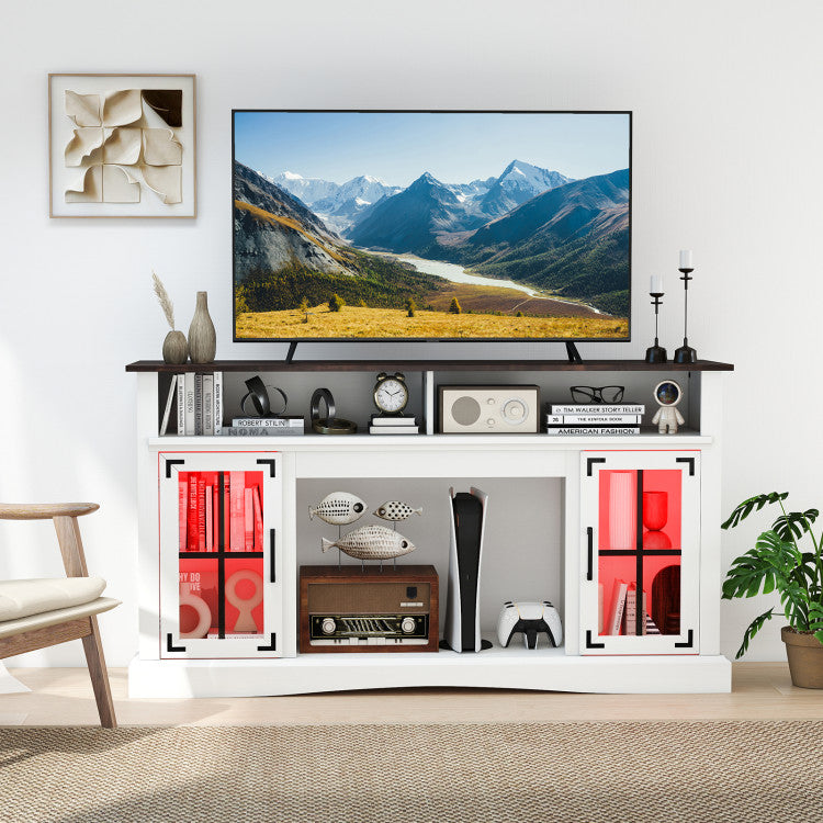 entertainment-center-with-adjustable-glass-shelves