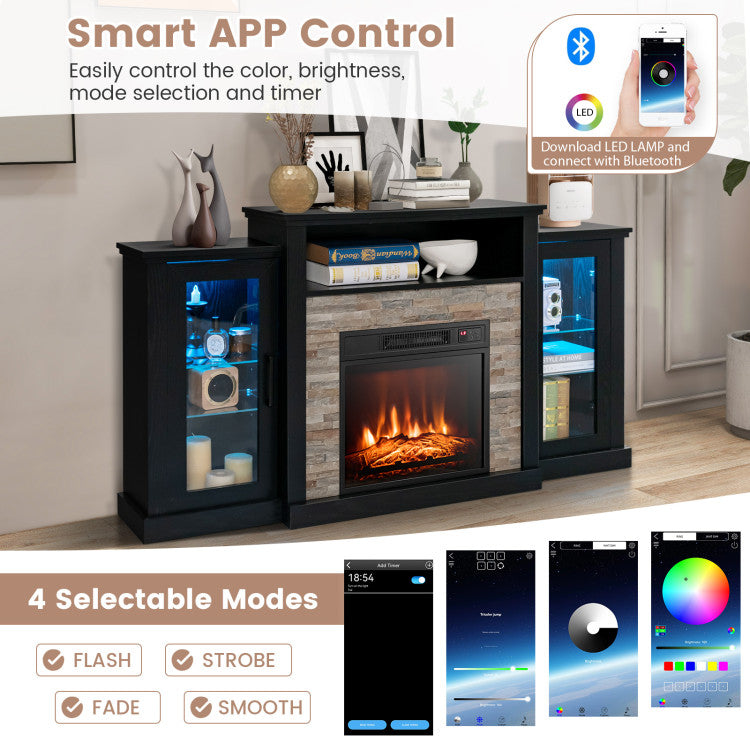 entertainment-center-year-round-flame.