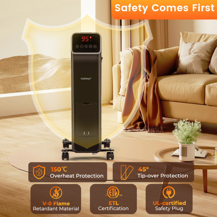 ETL Certified Oil Filled Radiator for Indoor Safety