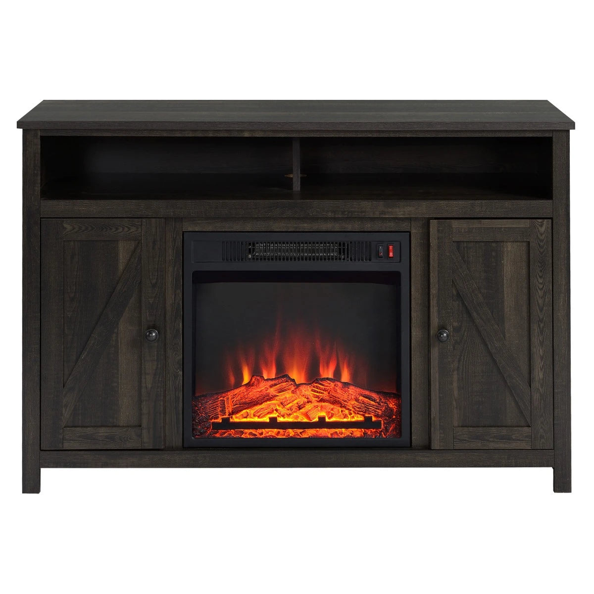 Fire TV Unit with Electric Fireplace Heater