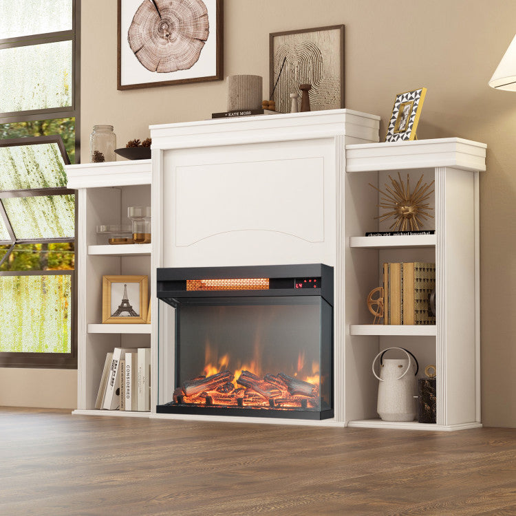 Freestanding firebox insert for easy home installation