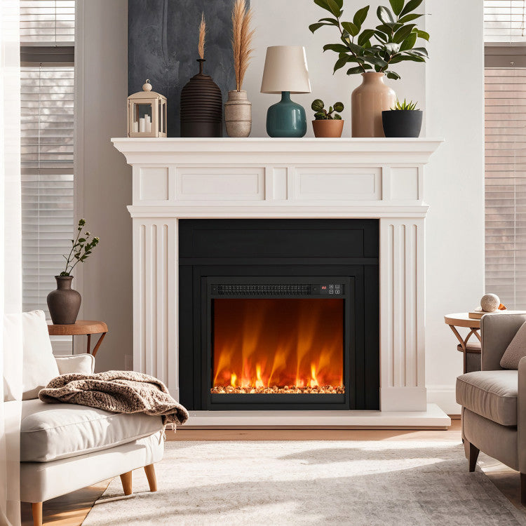 firebox insert with remote flame control