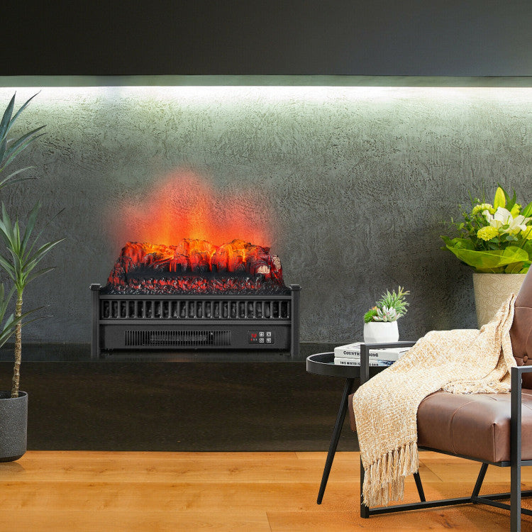 Fireplace electric insert with logs for existing fireplaces.