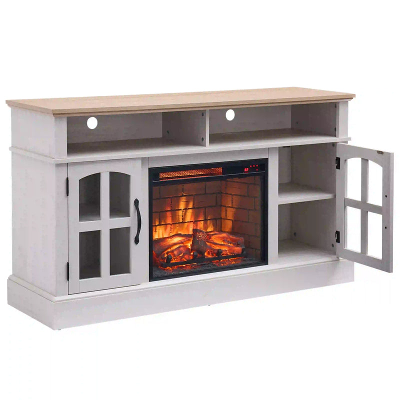 70-Inch TV Entertainment Center with Fireplace