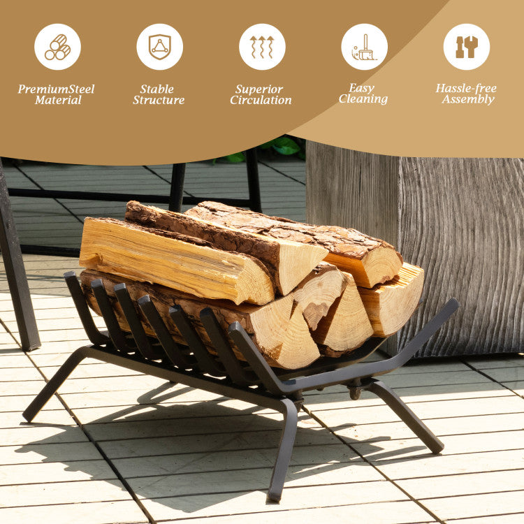 Fireplace grate with 1472°F heat resistance